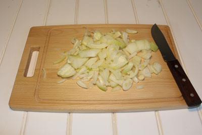Borscht Finely chop the onion. ?>