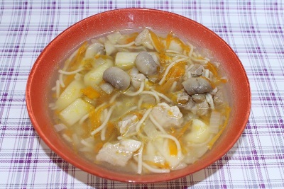Mushroom soup Bon Appetit. ?>