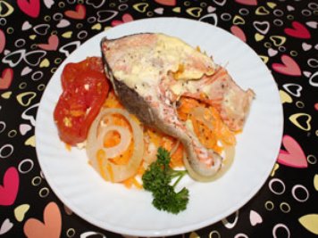 Red fish in the oven Bon appetite. ?>