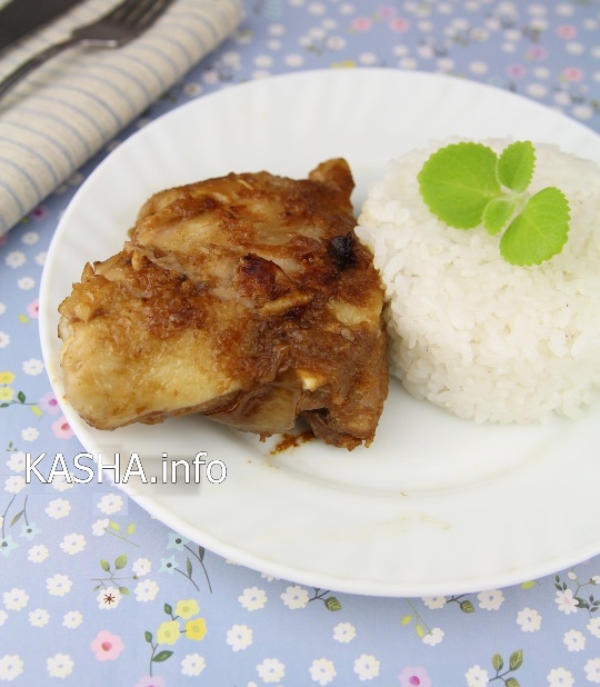 Chicken in soy sauce