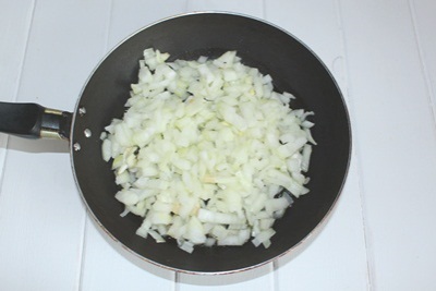 Salad with corn and mushrooms Cut the fillet into small pieces.